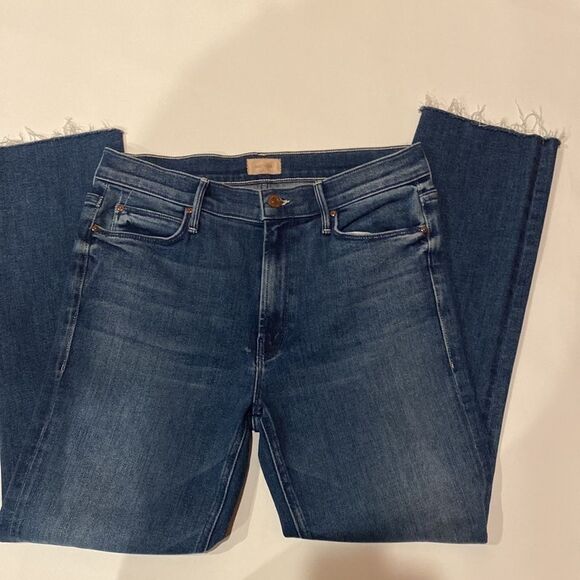 MOTHER MID RISE DAZZLER CROP FRAY WERE ALL IN THIS TOGETHER NWOT - Picture 5 of 16